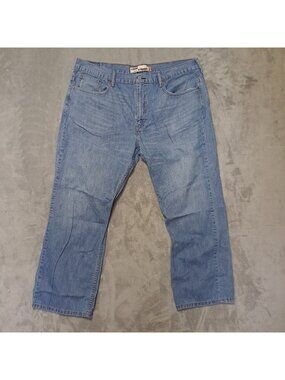 Levis 569 Men 38x30 Loose Straight Jeans Blue Denim Casual Everyday Style
